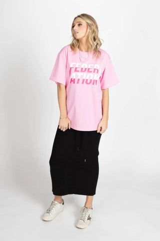 Federation Our Tee - On Point Big - Pink - F5614UHS23.925-LO - allaboutagirl
