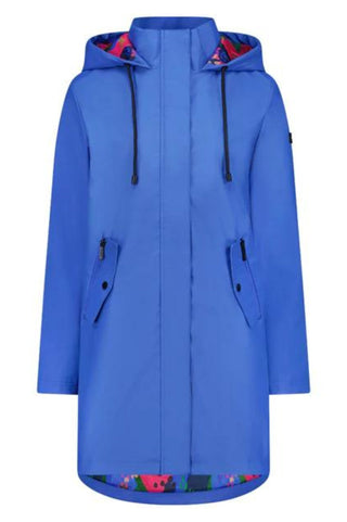 Moke Billie Rain Coat - Cobalt with Puddle Lining SS - allaboutagirl