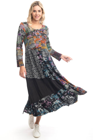 Orientique Maxi Layer Dress - Mozart 1 - 21085 - allaboutagirl