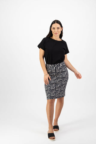 Vassalli Lightweight Printed Skirts - Cairns - 372AV - allaboutagirl