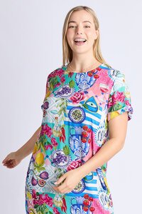 Lala Land Shift Dress - Multi