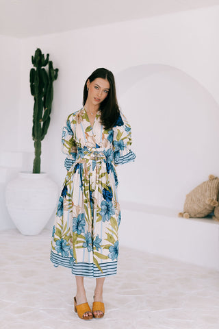 Bahama Dresses - Green/Blue