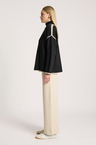 Orin Jumper - Black/Dune