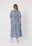 Monecito Stripe Dress - Navy
