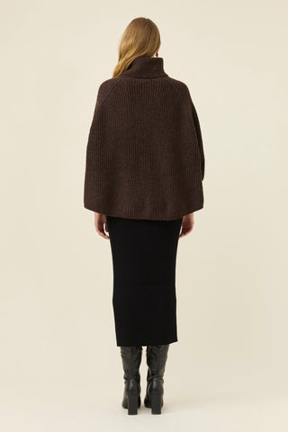 Miru Poncho - Chocolate