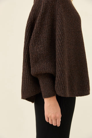 Miru Poncho - Chocolate