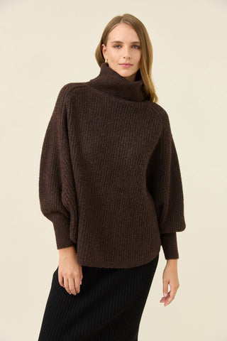 Miru Poncho - Chocolate