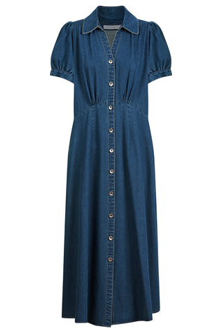 Sofie Denim Maxi dress - Drift