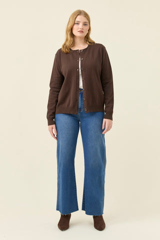 Darby Cardigan - Chocolate