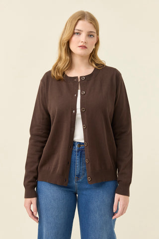 Darby Cardigan - Chocolate