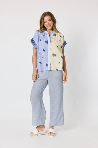 Costa Mesa Print Shirt - Navy Multi