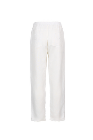 Slim Leg Ankle Grazer Pant - White