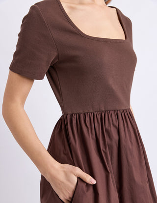 Ella Dress - Chocolate