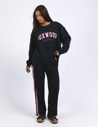 Interval Crew - Black With Neon Pink