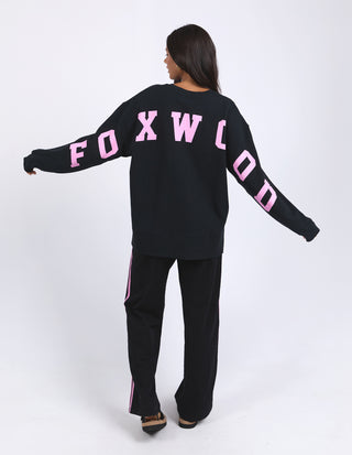 Interval Crew - Black With Neon Pink