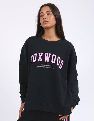 Interval Crew - Black With Neon Pink