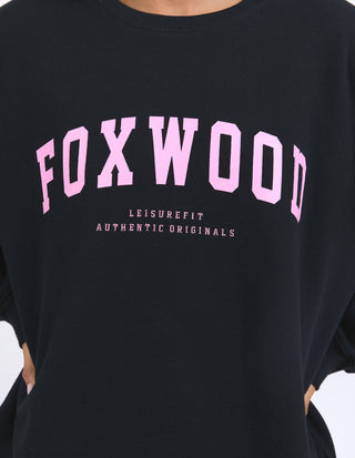 Interval Crew - Black With Neon Pink