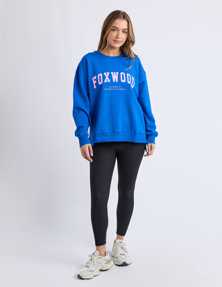 Interval Crew - Cobalt With Neon Pink