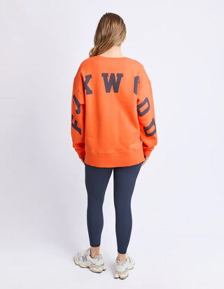 Interval Crew - Orange With Navy