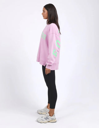 Interval Crew - Pink With Green