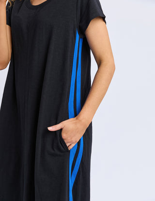 Recovery Dress - Black With Blue