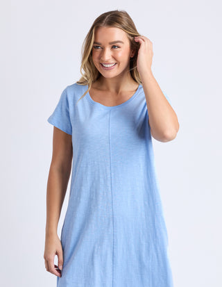 Recovery Short Sleeve Dress - Blue