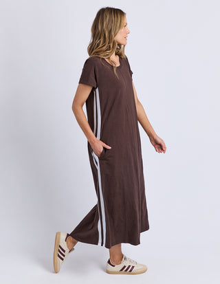 Recovery Short Sleeve Dress - Chocolate