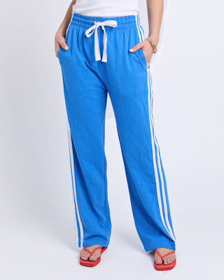 Foxwood Athletica Tee Washed Black with Power Pant Deep Blue, Styled pair | AAAG