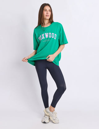 Interval Short Sleeve Tee - Green/Lilac