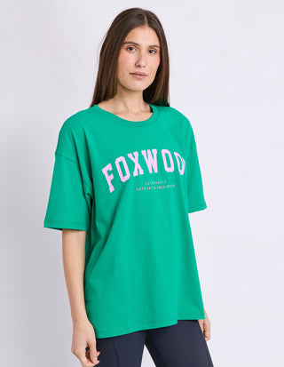 Interval Short Sleeve Tee - Green/Lilac