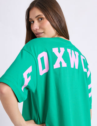 Interval Short Sleeve Tee - Green/Lilac