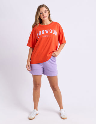 Interval Tee - Grenadine/Lilac
