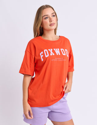 Interval Tee - Grenadine/Lilac