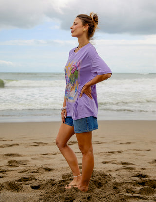 Random And Art Tee - Lavender