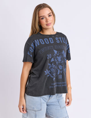 Botanical Garden Tee- Washed Black