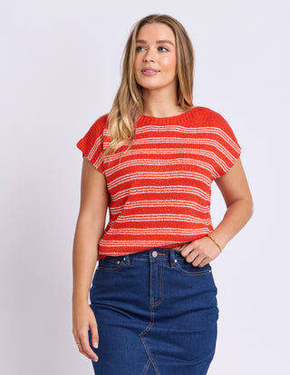 Cleo Knit Top - Grenadine