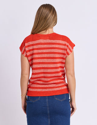 Cleo Knit Top - Grenadine