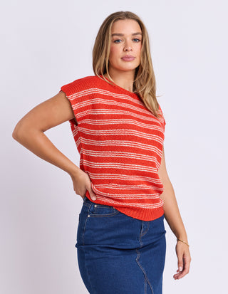 Cleo Knit Top - Grenadine