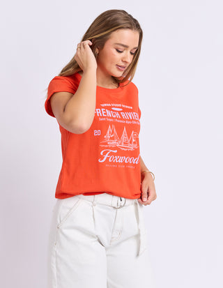 Sailing Club Tee - Grenadine