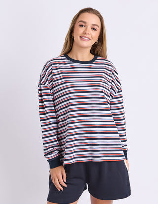 Frame Long Sleeve Tee - Stripe