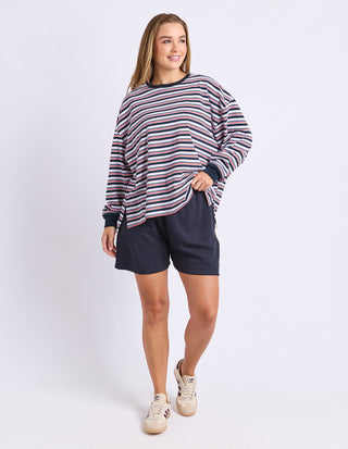 Frame Long Sleeve Tee - Stripe