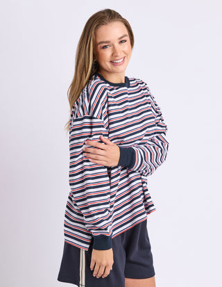 Frame Long Sleeve Tee - Stripe