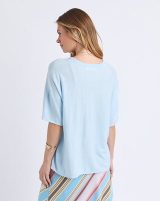 Foxwood Dune Knit Pale Blue, Full length | AAAG