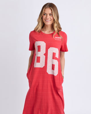 Foxwood Eight Six Dress Red, front view | AAAG