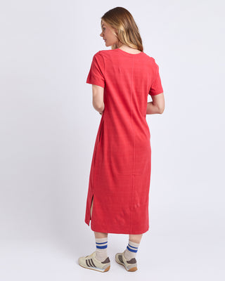 Foxwood Eight Six Dress Red, back view | AAAG