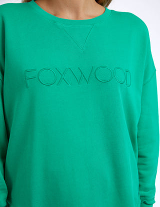 Simplified Sweatshirt - Bright Green
