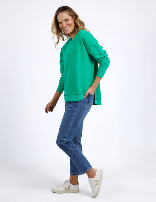 Simplified Sweatshirt - Bright Green