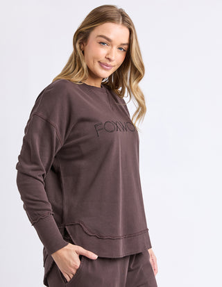 Simplified Sweatshirt - Coffee