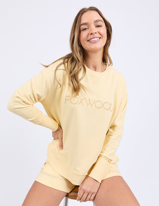 Simplified Sweatshirt - Lemon