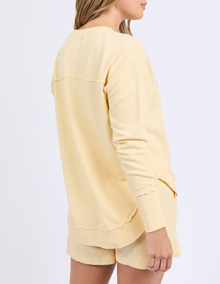 Simplified Sweatshirt - Lemon